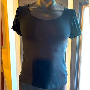 Ralph Lauren gathered sleeve cotton T-shirt